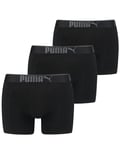 Puma Sueded Cotton Boxer 3-pack Black - XXL