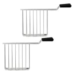 Toaster Cage Rack for LOGIK Toastie Holder with Drip Tray Sandwich Toast x 2