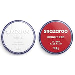 Snazaroo - Maquillage - Galet de Fard Aquarellable - 18 ML - Blanc & Maquillage - Galet de Fard Aquarellable - 18 ML - Rouge Vif