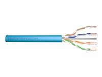 Digitus Professional - Installationskabel - 50 M - 6.3 Mm - Utp - Simplex - Cat 6A - Fast, Halogenfri - Ljusblå, Ral 5012