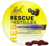 Bach Flower Essences Rescue Remedy Pastilles, Black Currant, 50 Grams