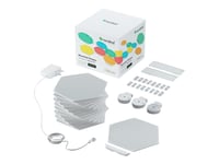 Nanoleaf Shapes Starter Kit - Trådlös Belysningsuppsättning - Led X 15 - 2 W - Klass G - Rgbw-Lampa - 1200-6500 K - Sexhörning