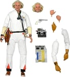 NECA 53620 BACK TO THE FUTURE - Ultimate Doc Brown 1985 - Figurine articule,Bla