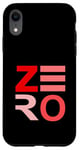 Coque pour iPhone XR Rouge Zeroed in ! Graphique rouge