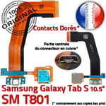 ORIGINAL Samsung Galaxy TAB-S T801 Connecteur de Charge Micro USB Chargeur Nappe