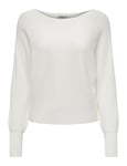 ONLY ONLADALINE L/S Short PULLO KNT Noos Pull-Over, Snow White, L Femme