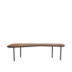 Knoll - Alexander Girard Coffee Table, Höjd 41 cm, Skiva i Eboniserad ek - Sohvapöydät - Alexander Hayden Girard - Ruskea - Metalli/Puu