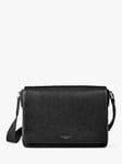 Aspinal of London Reporter Pebble Leather Messenger Bag