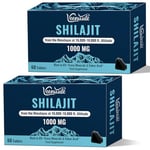 Shilajit Tablets 30,000 mg, 100% Pure Himalayan Shilajit, Rich in Fulvic Acid & 85+ Trace Minerals, Shilajit Resin Supplement for Energy & Immune Health (120 Tablets)