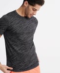 Superdry Mens Training Lightweight Reflective T-shirt