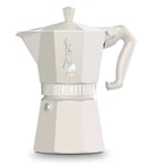 Véritable cafetière italienne moka exclusive crème 6 tasses alu BIALETTI