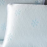 Double Cooling Deep-Fitted Bed Sheets with Ice Fibre Summer Hot Night Sleep Well