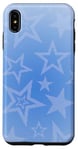 Coque pour iPhone XS Max Esthétique Aura Blue Star Cute Blue Gradient