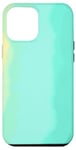 Coque pour iPhone 12 Pro Max Turquoise Vibes Tranquil Ocean Abstrait Aquarelle Mode