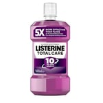 Listerine Total Care Antibacterial Mouthwash (500ml), Caring and Cleansing Mouthwash with 10-in-1 Benefits, Clean Mint-Flavoured Mouthwash to Freshen Breath