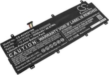 Kompatibelt med Asus ROG Zephyrus S GX531GM-ES013T, 15.4V, 3050 mAh