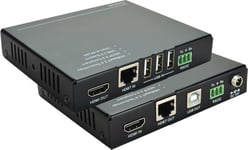 Vivolink - Video/Lyd/Usb-Utvider - Usb 2.0, Hdmi, Hdbaset 2.0 - Opp Til 100 M