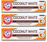 Arm & Hammer Toothpaste Coconut 75ml | Whitening | Oral Care X 3