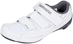 Shimano Homme Fahrradschuhe Rennradschuhe SH-RP2W GR. 42 SPD-SL 3 Klettverschl. Chaussures de Cyclisme sur Route, Blanc Cassé (White)