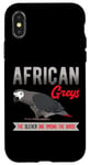 iPhone X/XS African Greys The Clever One Among The Birds Parrot Bird Case