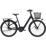 Elcykel Hybrid Trek District+ 1C Lowstep Matte Deep Dark Blue L 2025