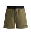 BOSS Mens Starfish Quick-dry swim shorts with contrast details