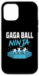 Coque pour iPhone 12/12 Pro Jeu de handball Gaga Ball Ninja Dodgeball Dodge