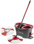 Vileda Turbo Microfibre Mop and Bucket Set with Extra 2-in-1 Refill