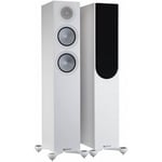 Monitor Audio Silver 200 7G - Enceintes Colonnes Satin Noir, Bois Blanc,...