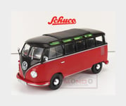 1:32 SCHUCO Volkswagen T1B Samba Minibus 1962 Red Black 450785700