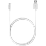 Cable pour Ultimate Ears Blast/Boom1/Boom2/Boom3/Hyperboom/Megablast/Megaboom/Megaboom3/Roll1/Roll2/Wonderboom/Wonderboom2/Wonderboom3 - Cable micro usb Blanc 2 Mètres Phonillico