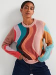 Ps Paul Smith Swirl Stripe Jumper - Multi