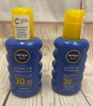 NIVEA Protect & Moisture SPF30 Sun Spray Immediate Protection 2x 200ml