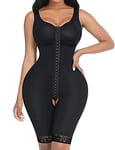 FeelinGirl Body Femme Gainant Gaine Amincissante Ventre Plat Combinaison Body Sculptant Gainante Gaine Haute Serre Taille Femme(Noir,XL)