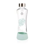 EQUA vattenflaska glas 550ml Squeeze Monstera