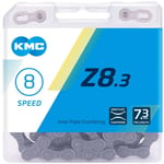 KMC Z8.3 Bicycle Cycle Bike Chain Silver / Grey - 114 Links