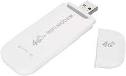 Dongle Modem WiFi USB 4G LTE avec Emplacement pour Carte SIM, Routeur Mobile Point D'accès WiFi pour Téléphone, Ordinateur Portable, Tablette, Partage de 10 Utilisateurs, Mini