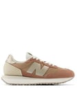 New Balance Womens 237 Trainers - Light Orange, Light Orange, Size 4.5, Women