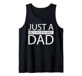 Mens Mtb - Biking Biker Just A Mountain Bike Dad Tank Top