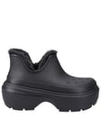 Crocs Stomp Shorty Boot - Black, Black, Size 8, Women