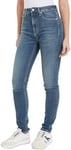 Calvin Klein Jeans Jean Femme High Rise Skinny Fit, Bleu (Denim Medium), 27W/30L