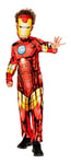 Rubies Costume Iron Man 3013223-4 pour enfant, collection verte, déguisement pour garçon, multicolore, 3-4 ans Halloween