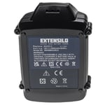 EXTENSILO 3x Batteries compatible avec Worx WX176.3, WX176.9, WX178, WX178.1, WX178.9, WX279 outil électrique (2500 mAh, Li-ion, 18 V)