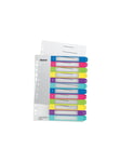 Leitz WOW - divider - for A4 Maxi - tabbed - multicolour