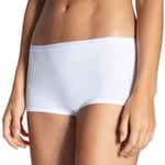 Calida Truser Natural Comfort Panty Hvit bomull X-Small Dame