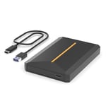 1X(Mobile SSD/HDD Case USB 3.1 Solid State Drive Case External Game Hard7188