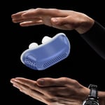 Electric Anti Snoring Nose Vents Plugs Nasal Dilator Sleeping Breath Aids Blue