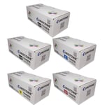 5x Eco Toner replaces Konica Minolta TN-310C TN-310K TN-310M TN-310Y