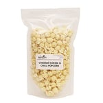 Joe & Seph's Cheddar Cheese & Chilli Popcorn Bulk Catering Pack - 1 x Bulk Bag | Handmade in UK, using real cheese | Gluten Free | Air-popped | All-natural ingredients | Movie night in - 250g