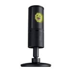 Razer Seiren Emote - USB Condenser Microphone for Streaming with Emoticon Display (8-Bit LED Display, Stream-Reactive, Hypercardioid Microphone, Shock Absorber, Plug and Play) Black